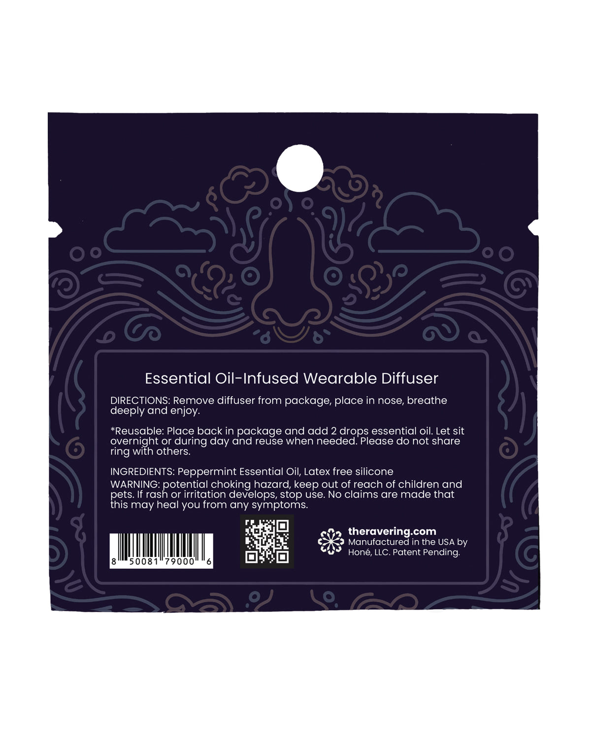 Rave Ring Chill Single Sachet - Peppermint Scent - Clear by Rave Ring