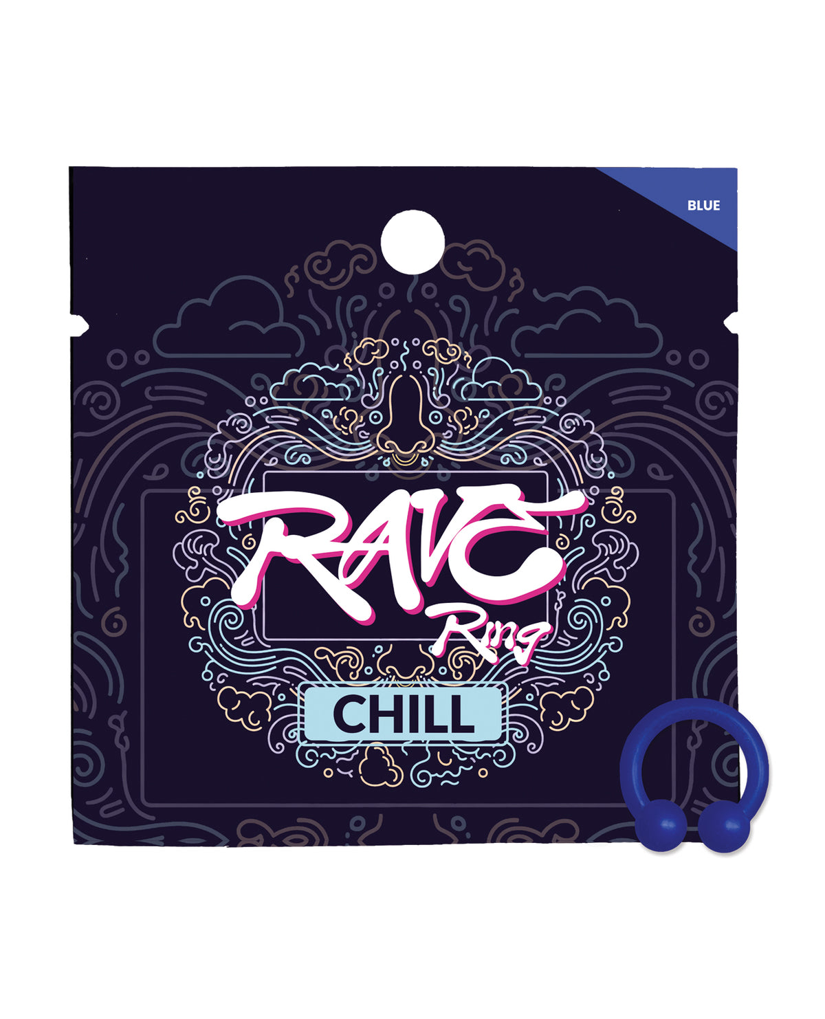 Rave Ring Chill Single Sachet - Peppermint Scent - Blue by Rave Ring