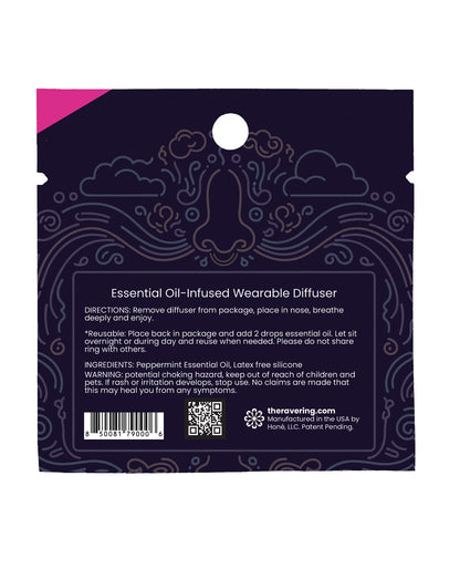 Rave Ring Chill Single Sachet - Peppermint Scent - Pink by Rave Ring