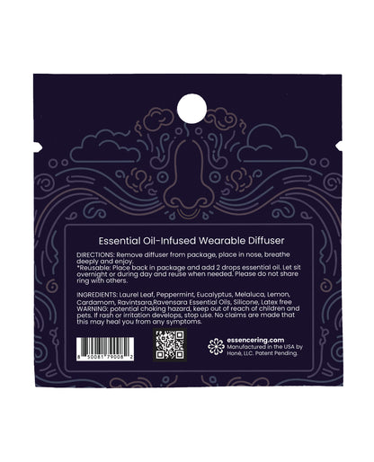 Rave Ring Xhale Single Sachet - Breath Easy Scent - Clear by Rave Ring