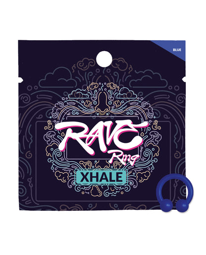 Rave Ring Xhale Single Sachet - Breath Easy Scent - Blue by Rave Ring
