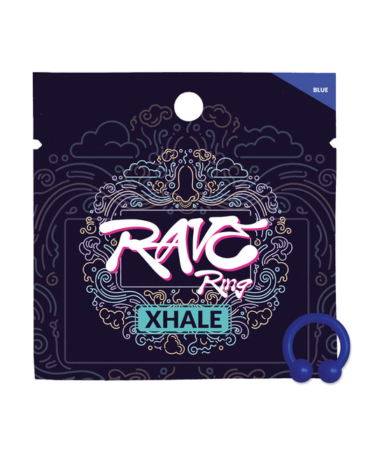 Rave Ring Xhale Single Sachet - Breath Easy Scent - Blue by Rave Ring