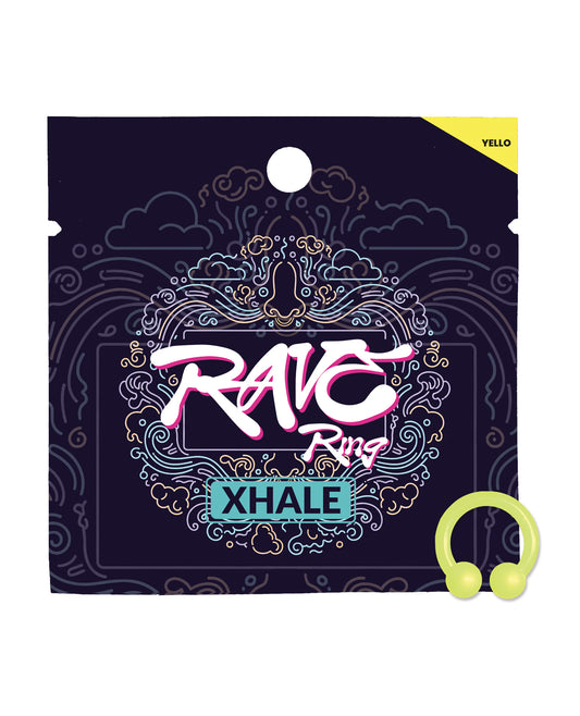Rave Ring Xhale Single Sachet - Breath Easy Scent - Yellow by Rave Ring