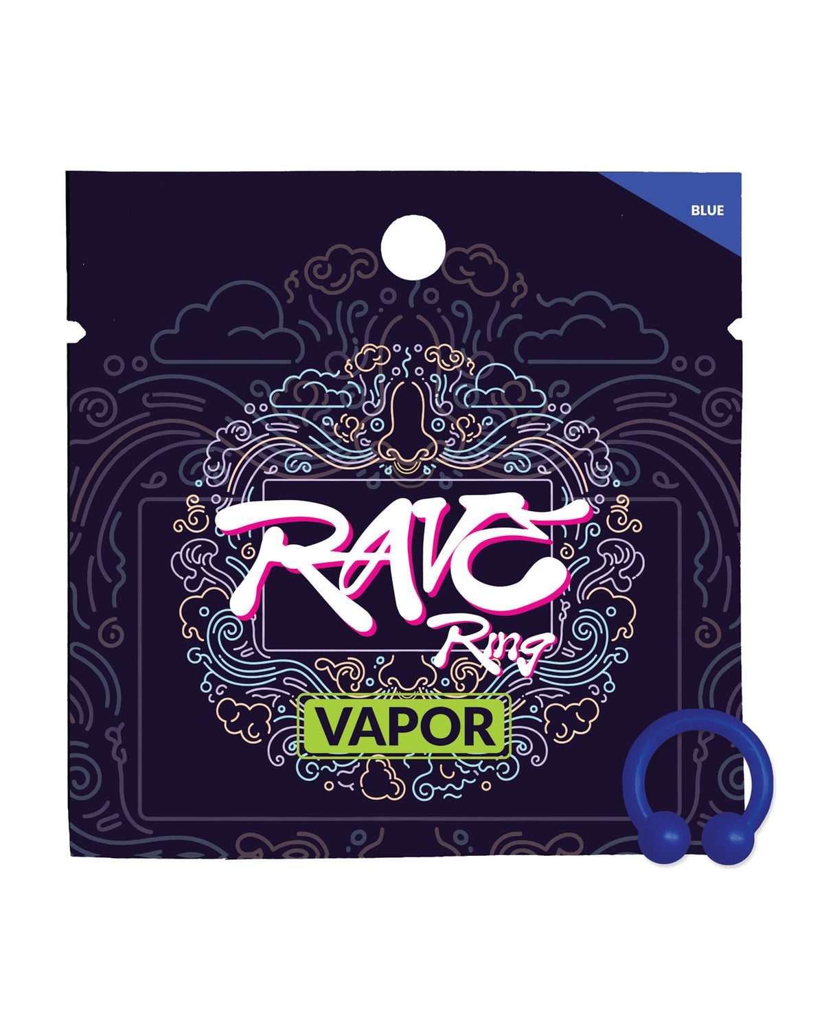 Rave Ring Vapor Single Sachet - Eucalyptus Scent - Blue by Rave Ring