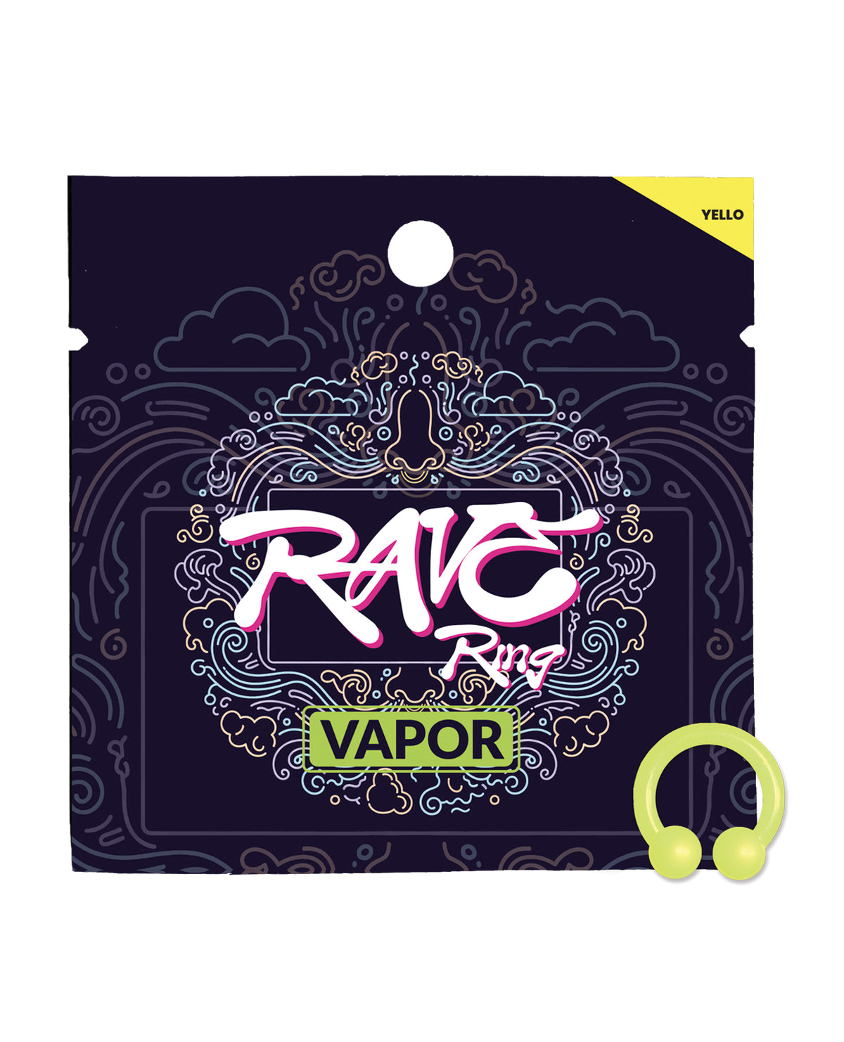 Rave Ring Vapor Single Sachet - Eucalyptus Scent - Yellow by Rave Ring