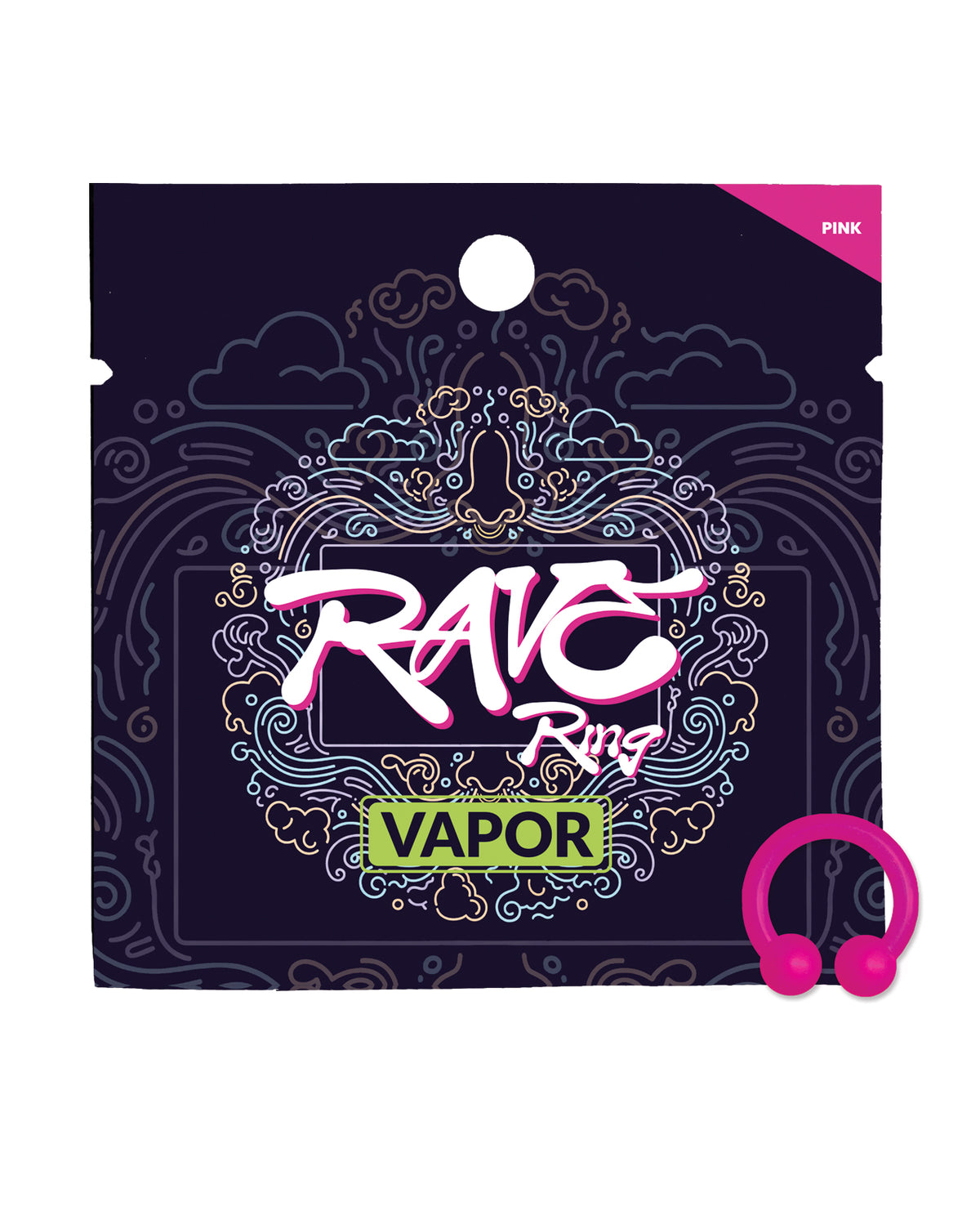 Rave Ring Vapor Single Sachet - Eucalyptus Scent - Pink by Rave Ring