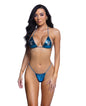 Playboy Bunny Shimmer Bikini Set - Blue XS by Playboy by Roma