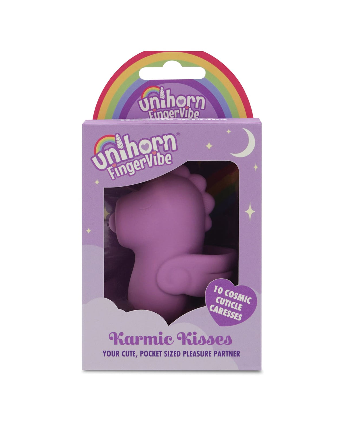 Unihiorn Finger Vibe Karmic Kisses - Purple by Unihorn
