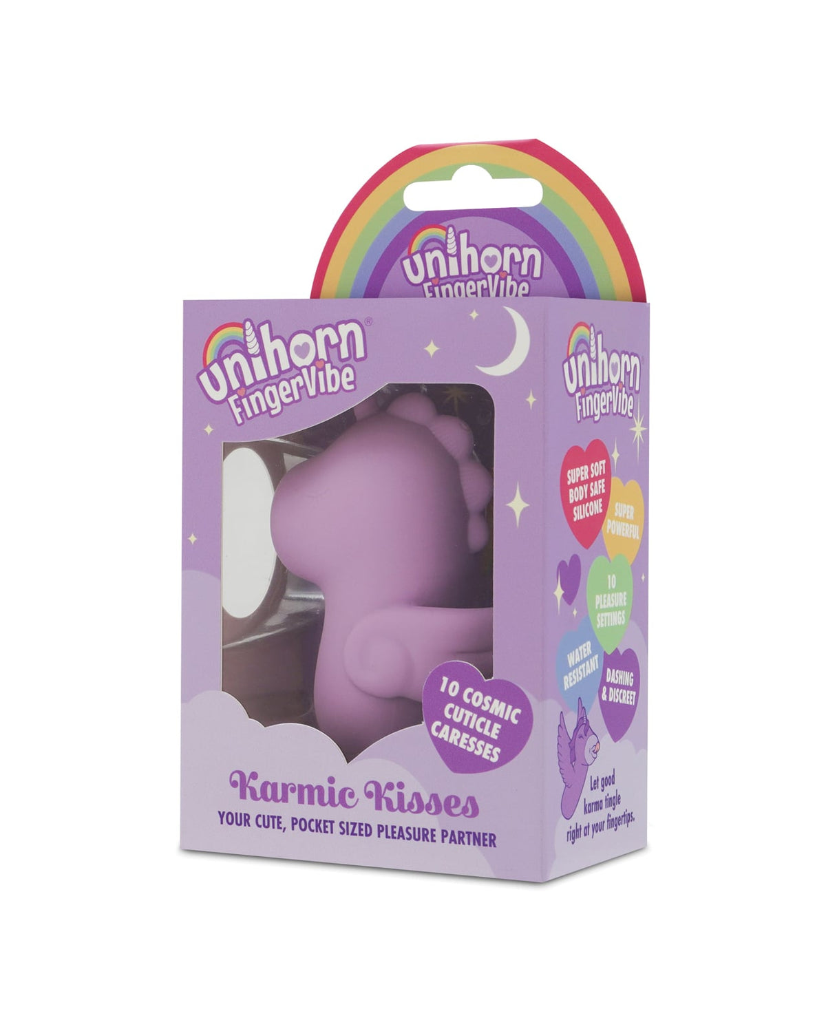 Unihiorn Finger Vibe Karmic Kisses - Purple by Unihorn