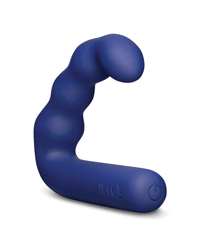 b-Vibe U-Prostate Ripple Massager - Navy Blue by b-vibe