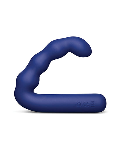 b-Vibe U-Prostate Ripple Massager - Navy Blue by b-vibe