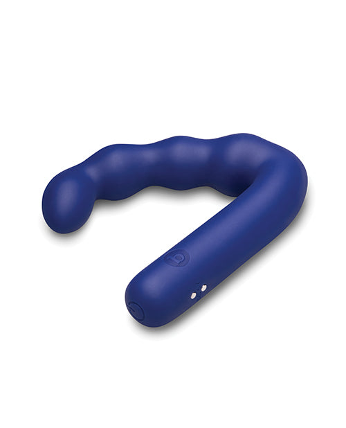 b-Vibe U-Prostate Ripple Massager - Navy Blue by b-vibe