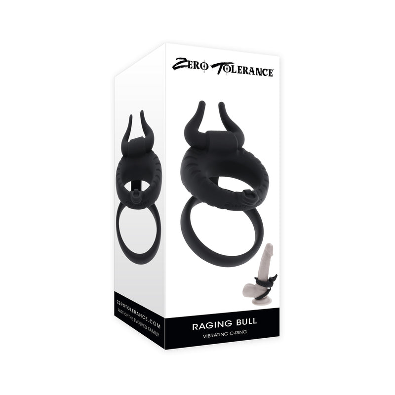 Zero Tolerance Raging Bull Silicone Rechargeable Black by Evolved