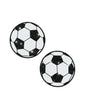 Neva Nude Soccer Ball Glitter Pasties - Black/White O/S by Neva Nude