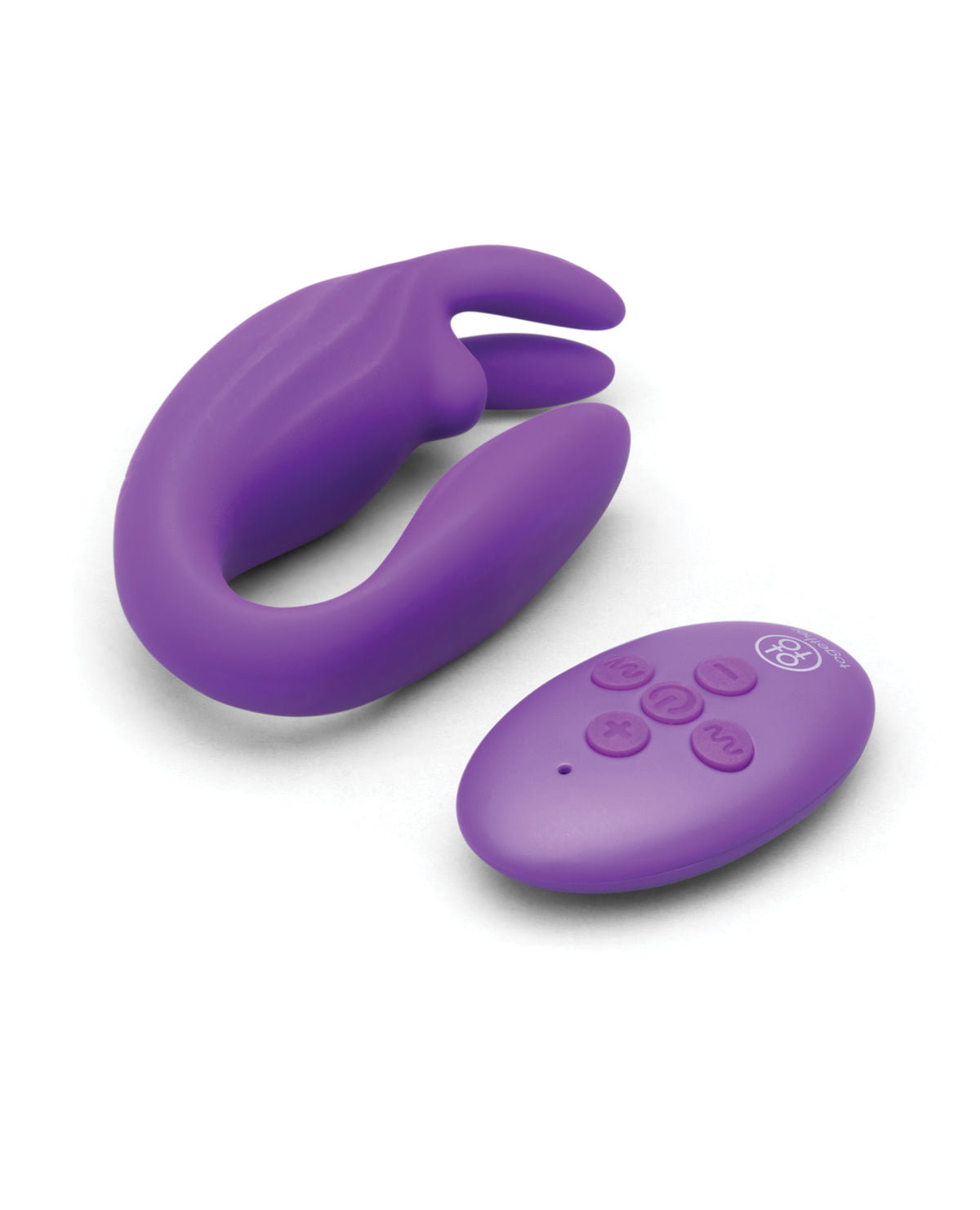 Together Seamless Wearable Rabbit Vibrator w/Remote Control - Purple by Together