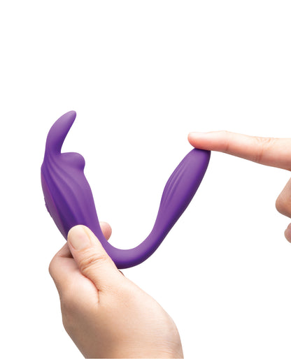 Together Seamless Wearable Rabbit Vibrator w/Remote Control - Purple by Together