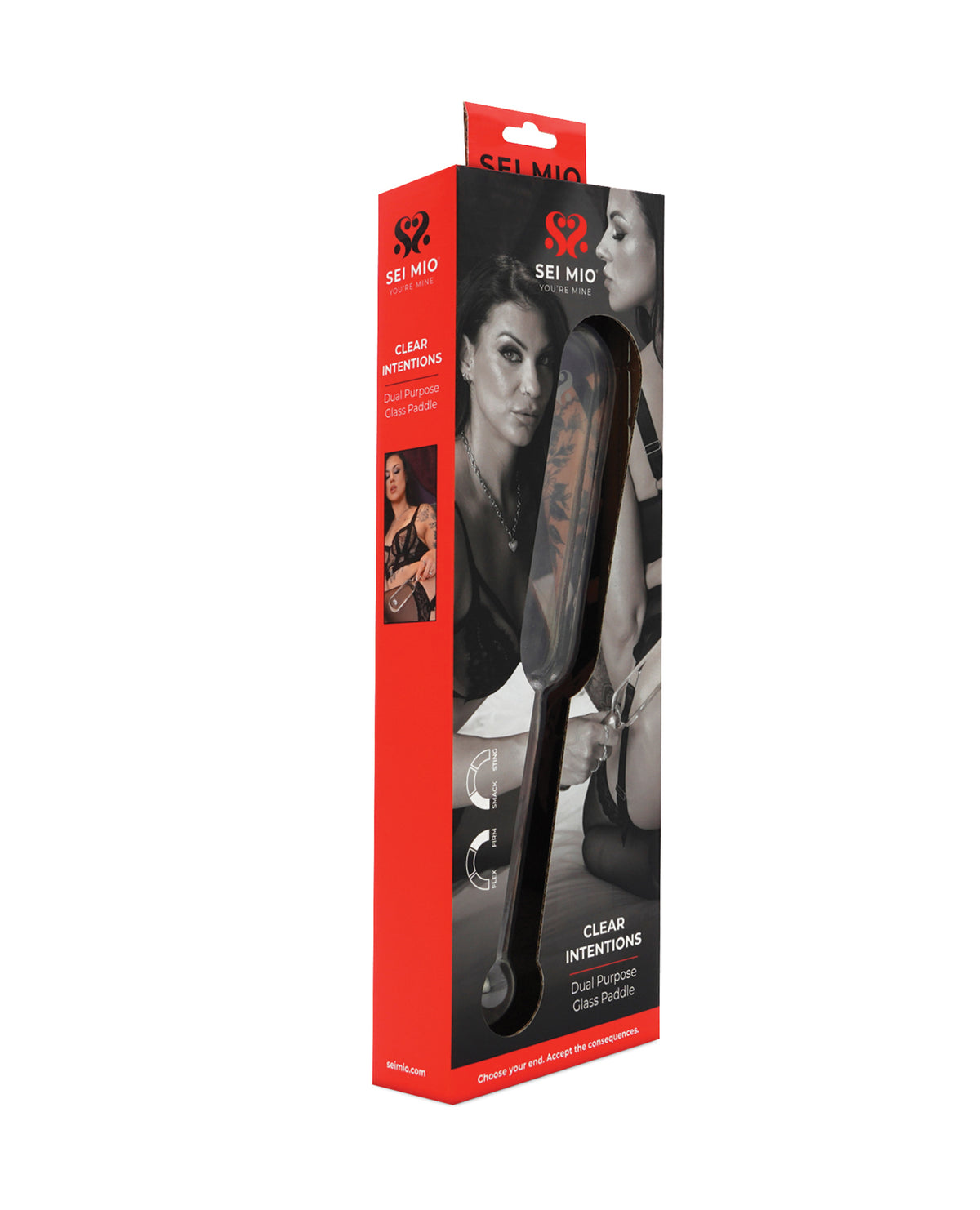 Sei Mio See It Through Glass Paddle by Sei Mio