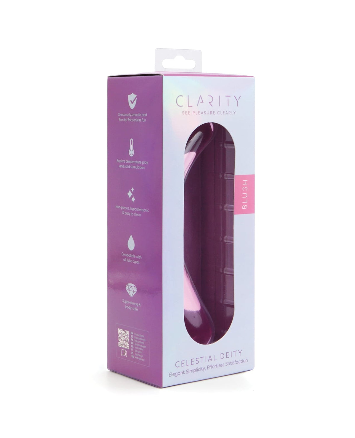Clarity Glass Dildo - Deity by Clarity