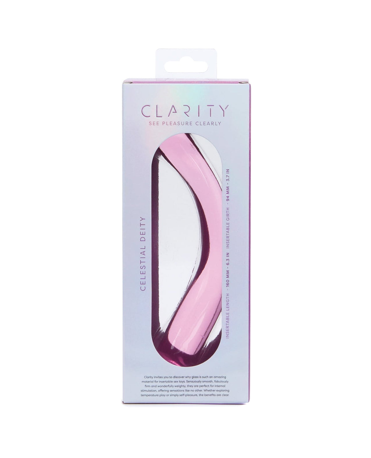 Clarity Glass Dildo - Deity by Clarity