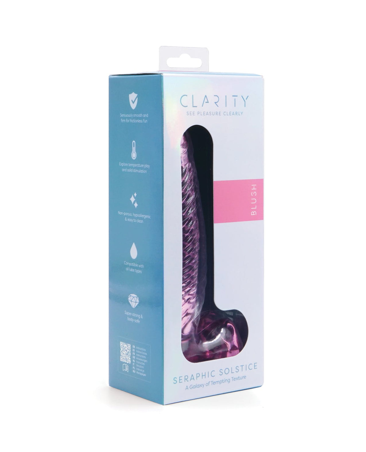 Clarity Glass Dildo - Solstice by Clarity