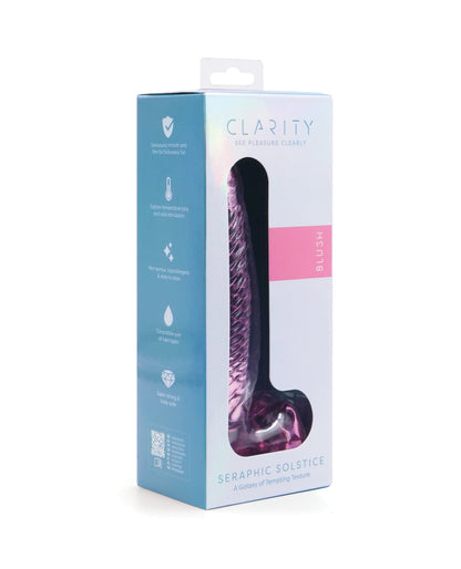 Clarity Glass Dildo - Solstice by Clarity