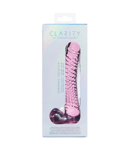 Clarity Glass Dildo - Solstice by Clarity