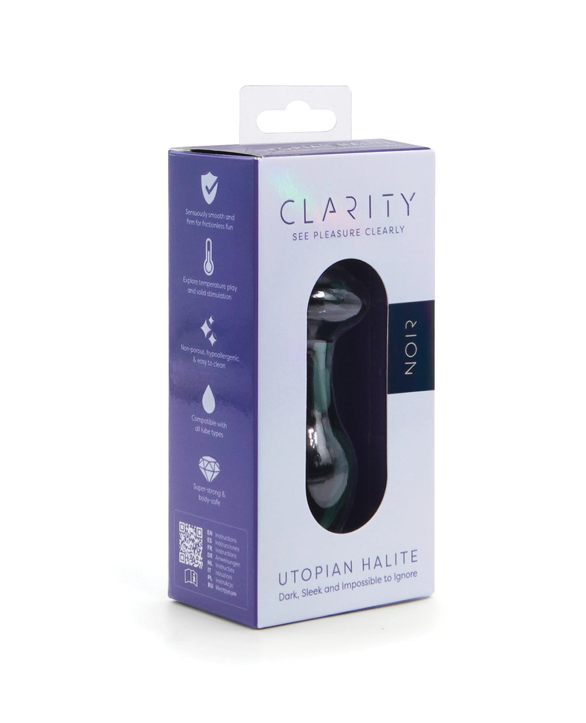 Clarity Glass Dildo - Halite by Clarity