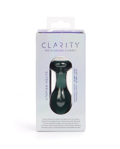 Clarity Glass Dildo - Halite by Clarity