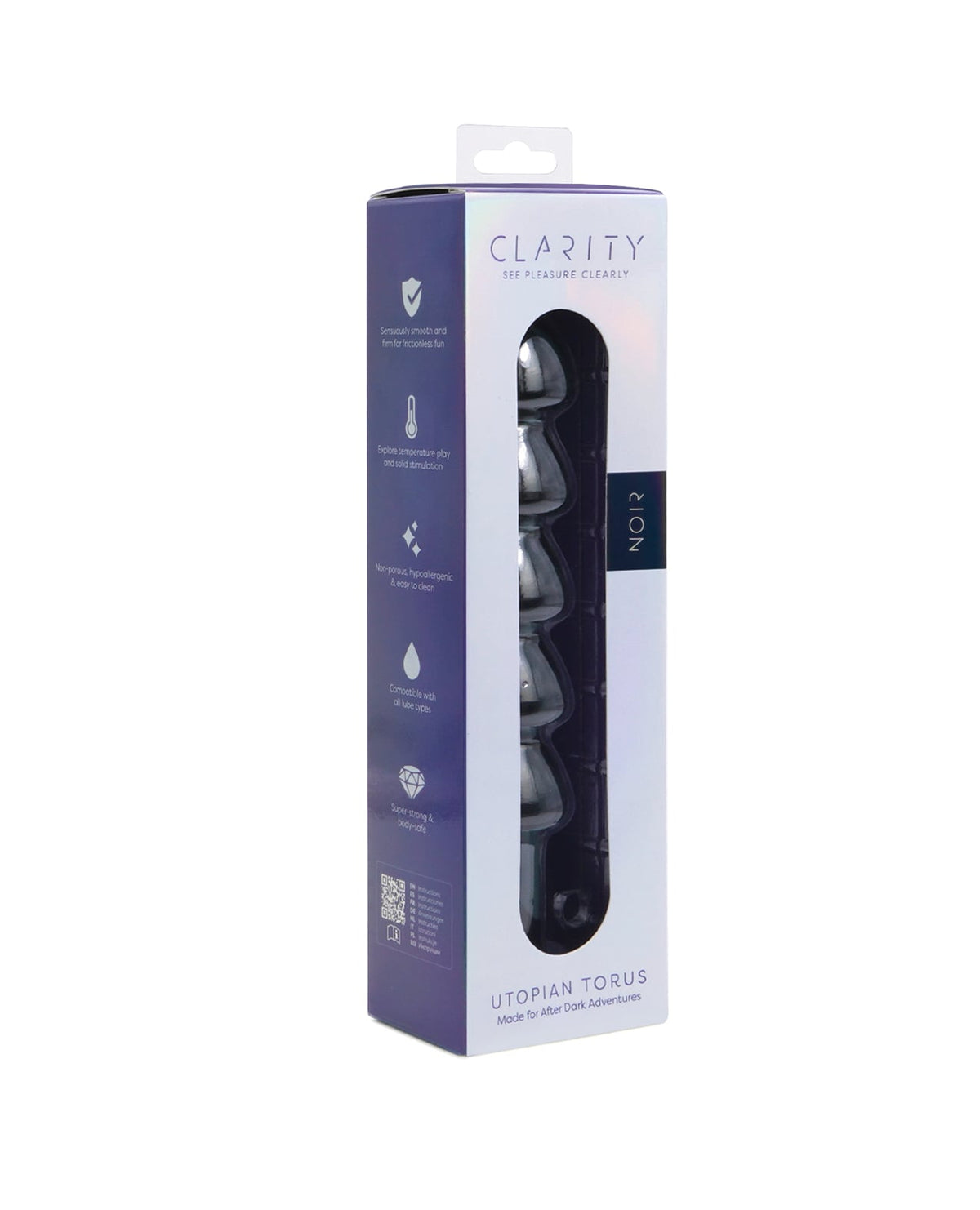 Clarity Glass Dildo - Torus by Clarity