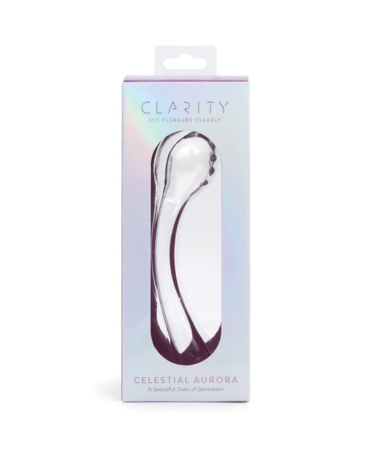 Clarity Glass Dildo - Aurora by Clarity