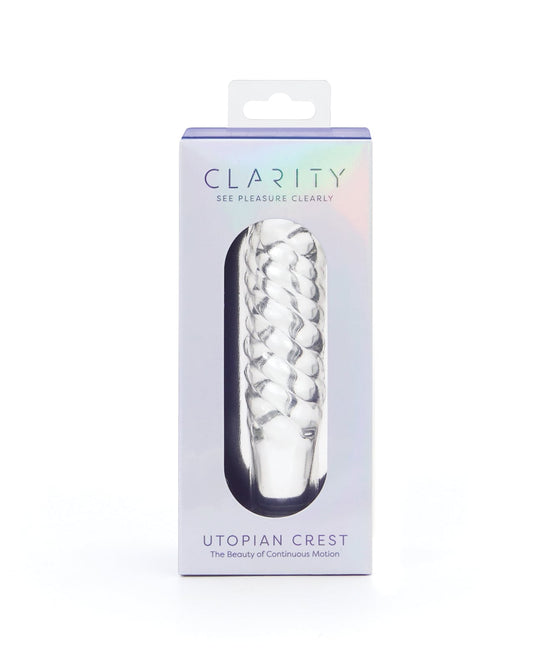 Clarity Glass Dildo - Crest by Clarity