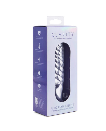 Clarity Glass Dildo - Crest by Clarity
