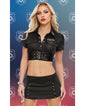 Dreams by Baci Lingerie Badge of Desire 4-pc Set - Black O/S by Dreams by Baci Lingerie