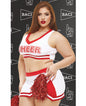 Dreams by Baci Lingerie Gameday Hottie 4-pc Set - White/Red QN by Dreams by Baci Lingerie