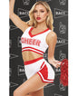 Dreams by Baci Lingerie Gameday Hottie 4-pc Set - White/Red O/S by Dreams by Baci Lingerie