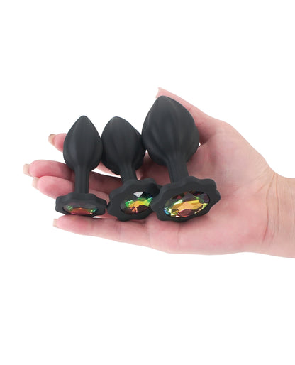 Glams Groove 3pc Kit - Black/Rainbow by Glams