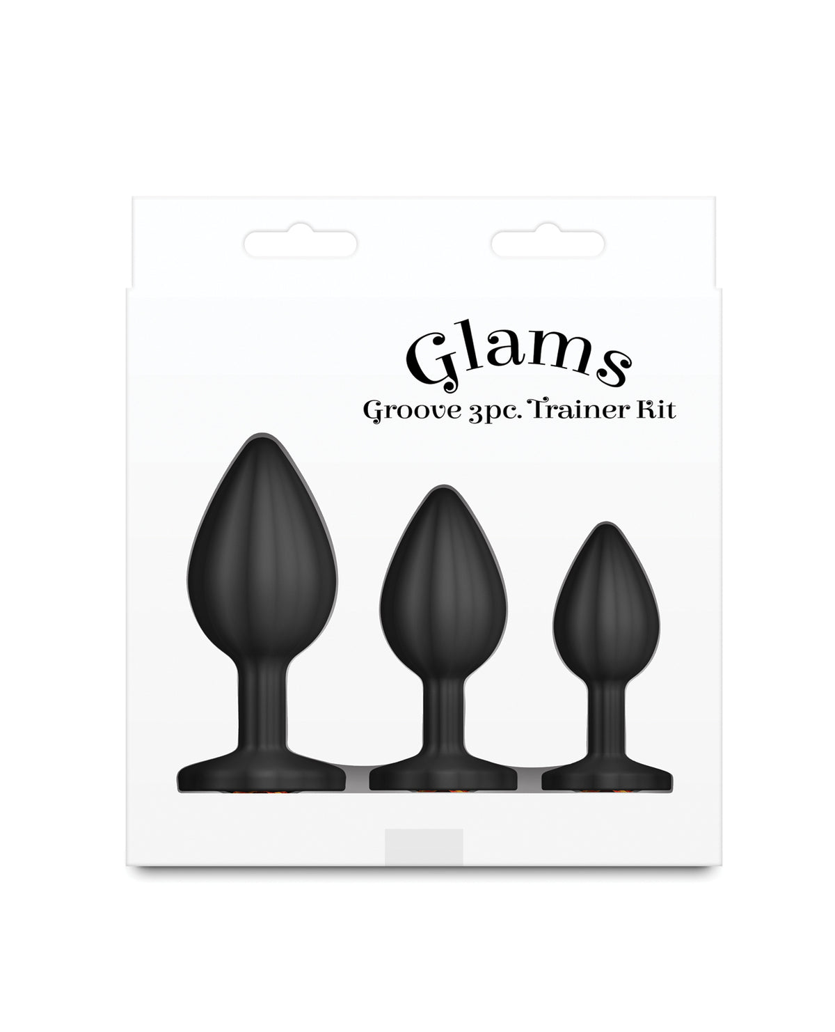Glams Groove 3pc Kit - Black/Rainbow by Glams