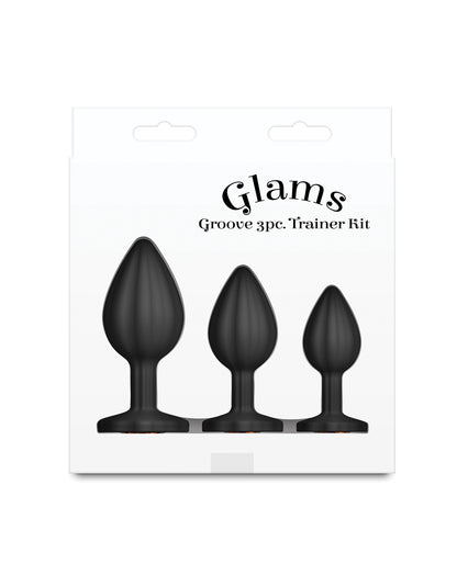 Glams Groove 3pc Kit - Black/Rainbow by Glams