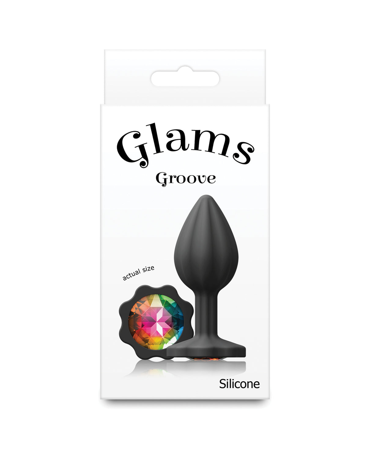 Glams Groove Small - Black/Rainbow by Glams