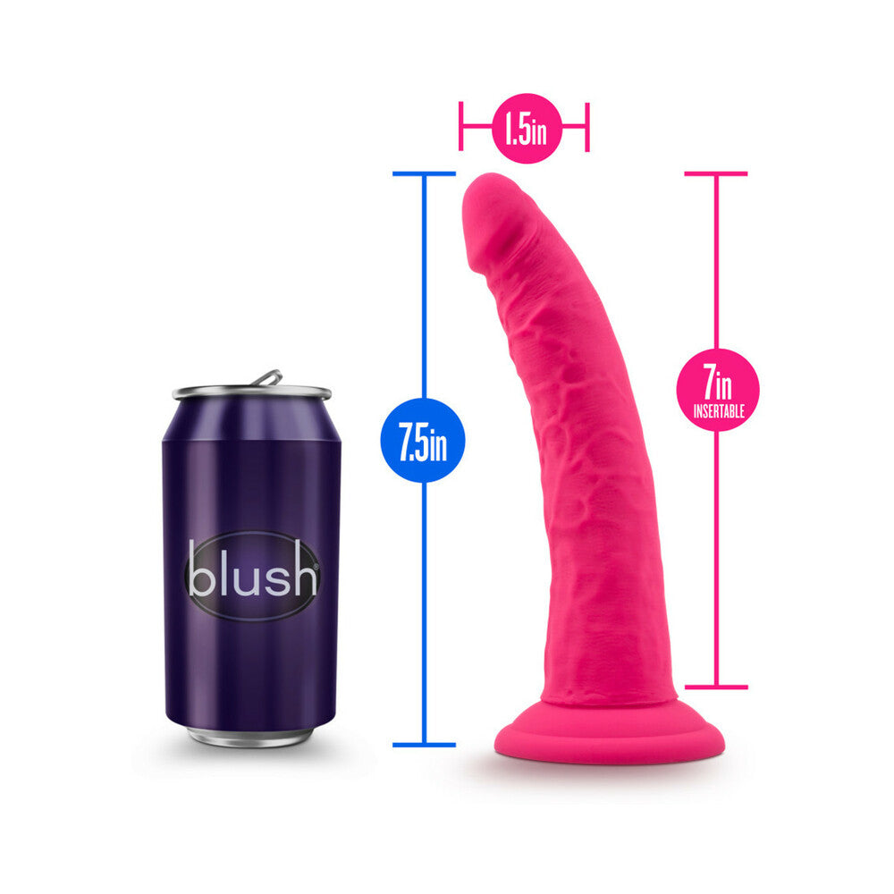 Ruse Jimmy Realistic 7.5 in. Silicone Dildo Hot Pink by Blush