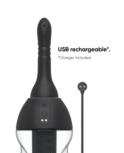 Nexus 12197 Thrusting Automatic Douche with Multi-Speed Rechargeable Design by Nexus