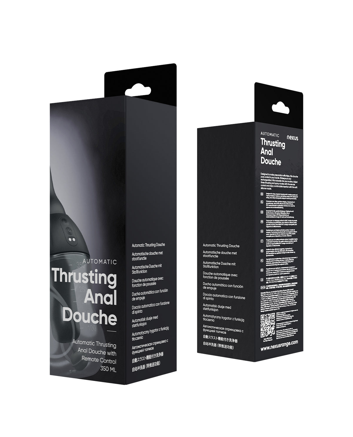 Nexus 12197 Thrusting Automatic Douche with Multi-Speed Rechargeable Design by Nexus