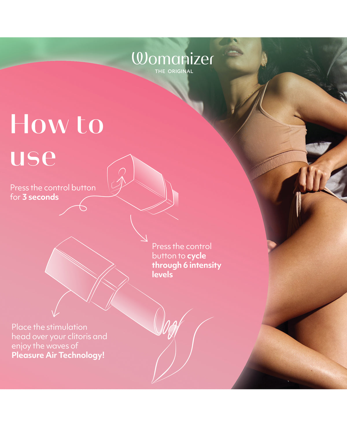 Womanizer Beauty - Green/Pink by Womanizer