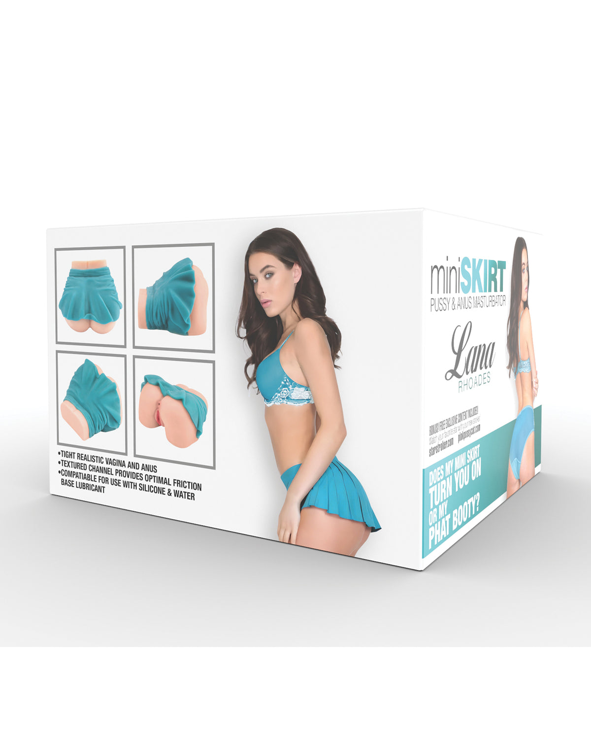 Pornstar Signature Series Lana Rhodes Mini Skirt Masturbator, SK-LARHOADES-001 by Pornstar Signature Series