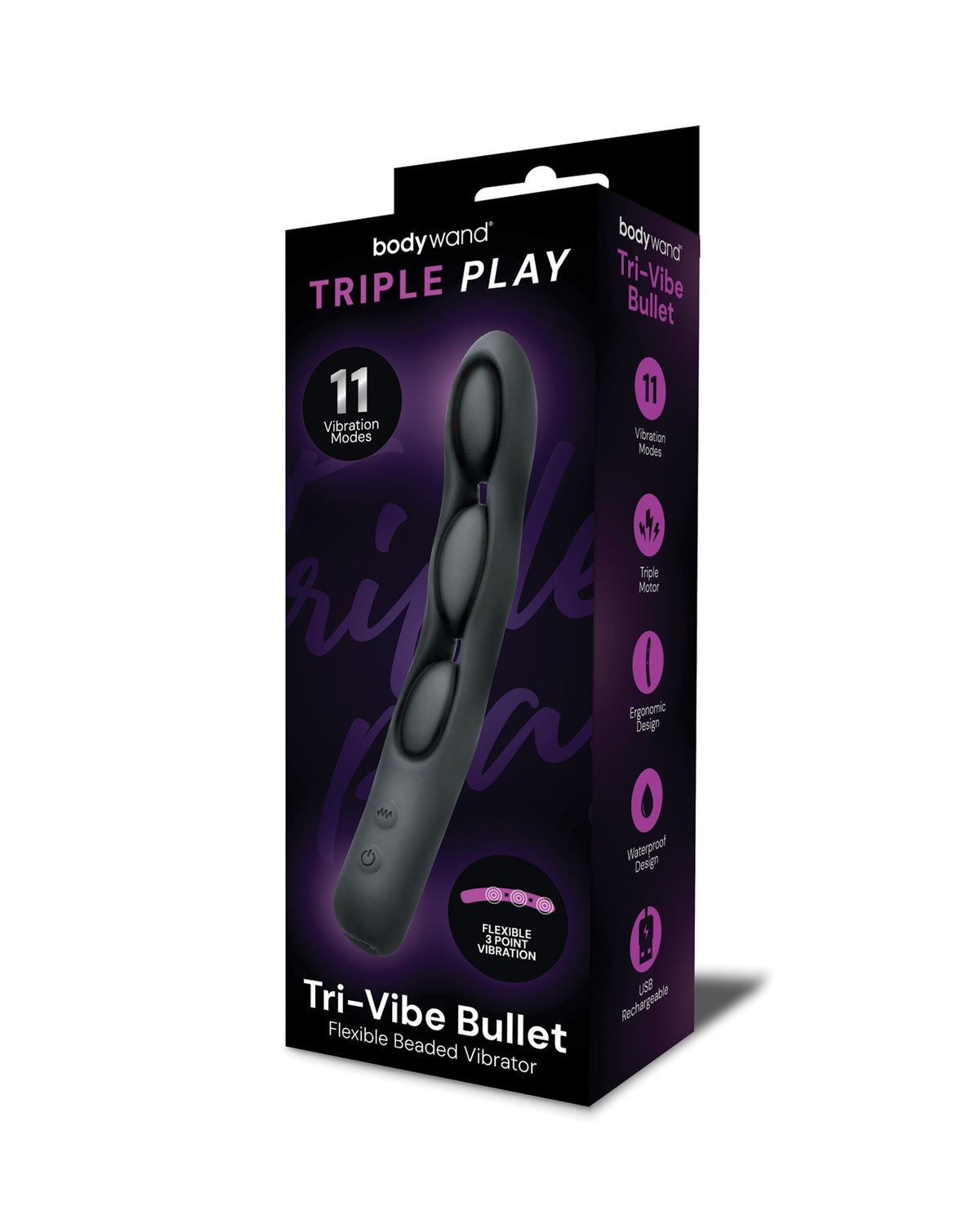 Bodywand Tri-Vibe Bullet by Bodywand