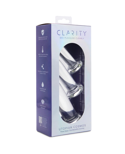 Clarity Glass Dildo - Cosmos by Clarity