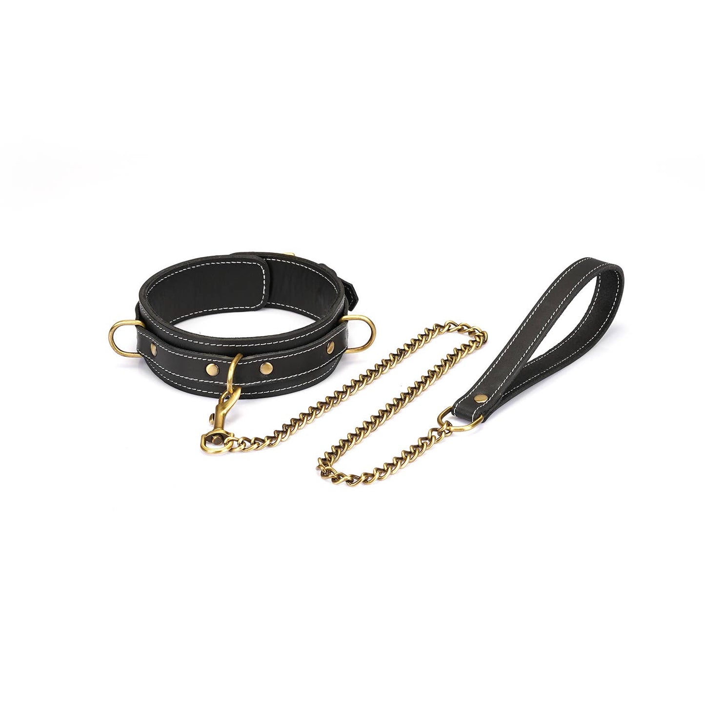 Thick Leather Collar - Black by Liebe Seele