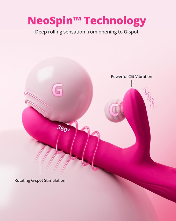 Lovense Velvo Rotating Beaded G-Spot & Clit Rabbit Vibrator by Lovense