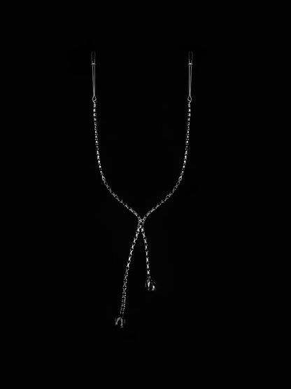 RHINESTONE DANGLE CLAMPS