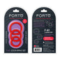 Forto F-61 3-Piece Silicone Cockring Set Red by Vvole